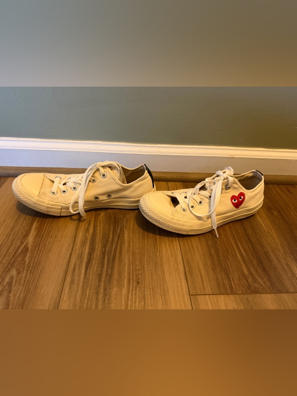 CONVERSE X PLAY COMME DES GARÇONS size 8 - Picture 7 of 11